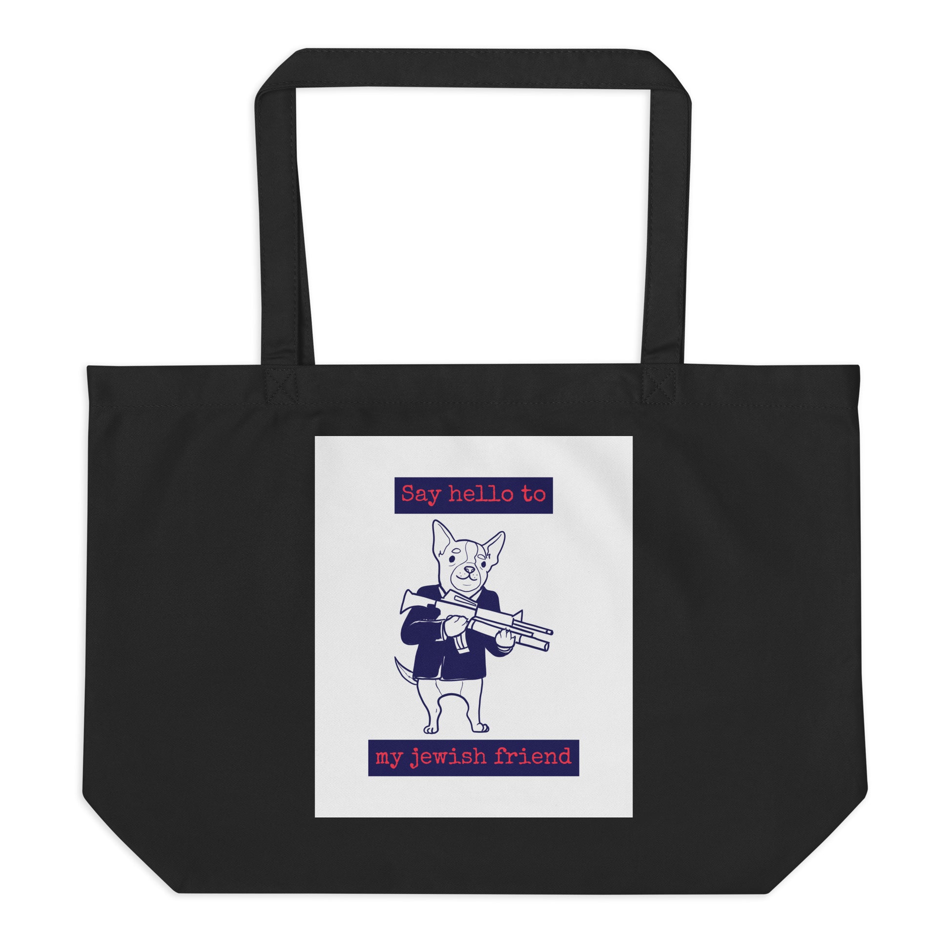 All In For Jews | Large Organic Tote Bag Jouparty