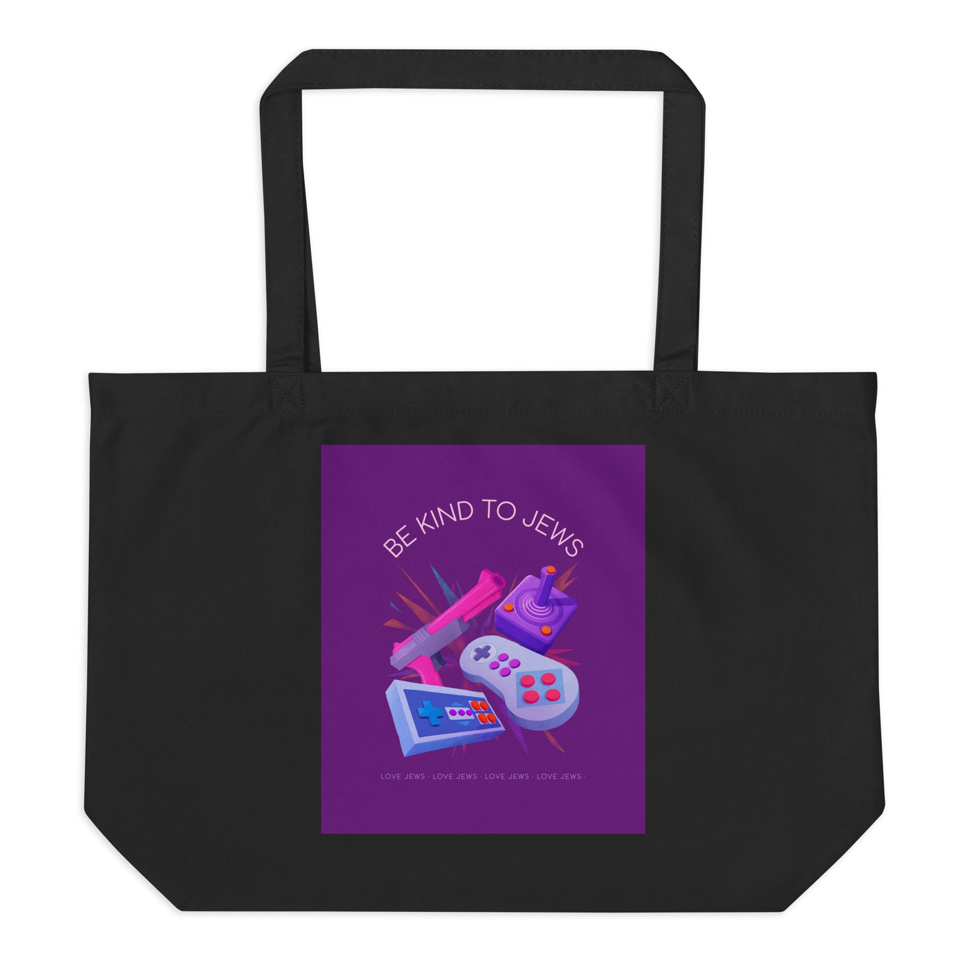All In For Jews | Large Organic Tote Bag Jouparty