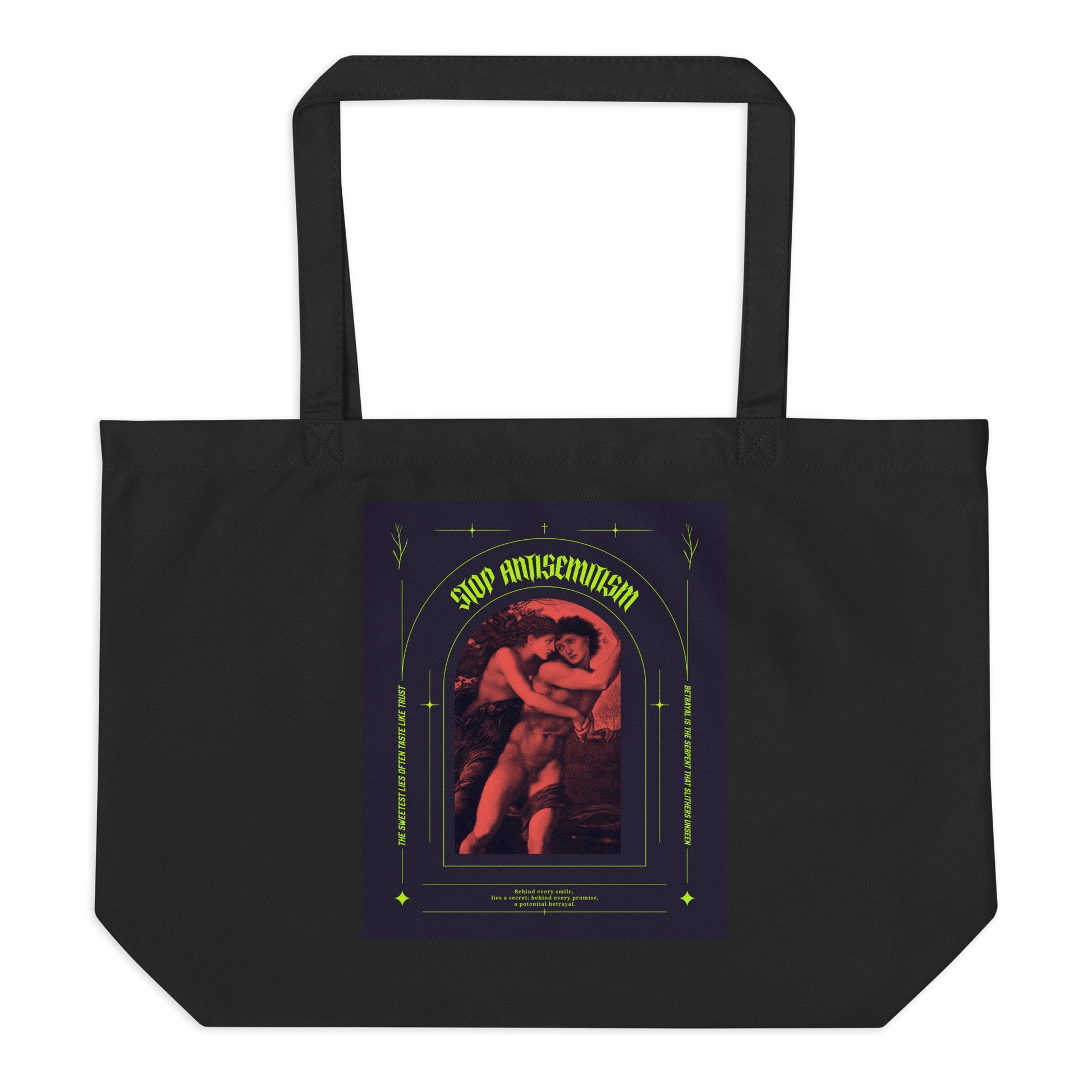 All In For Jews | Large Organic Tote Bag Jouparty