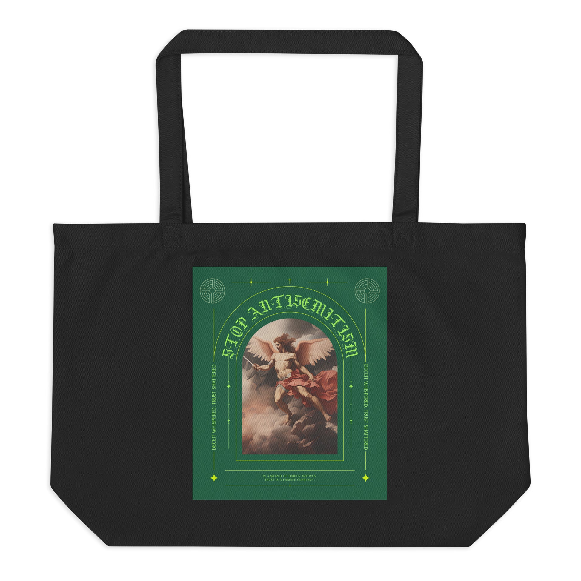 All In For Jews | Large Organic Tote Bag Jouparty