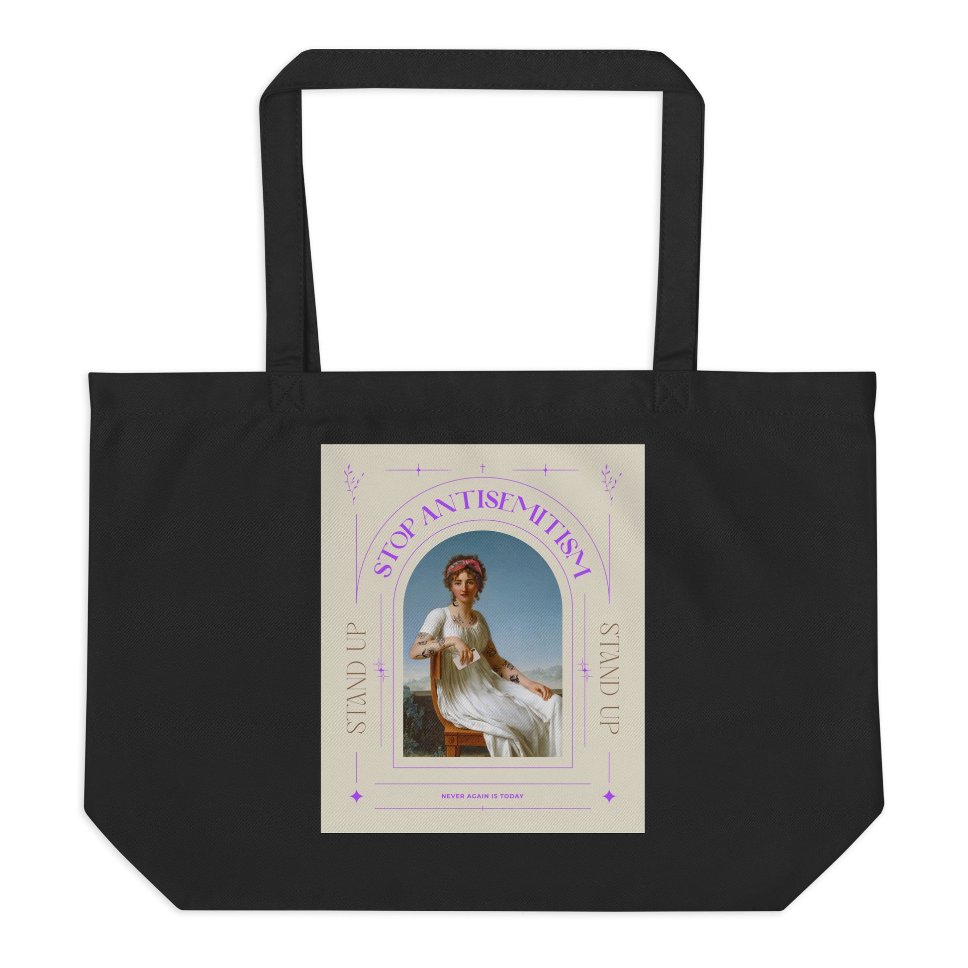 All In For Jews | Large Organic Tote Bag Jouparty