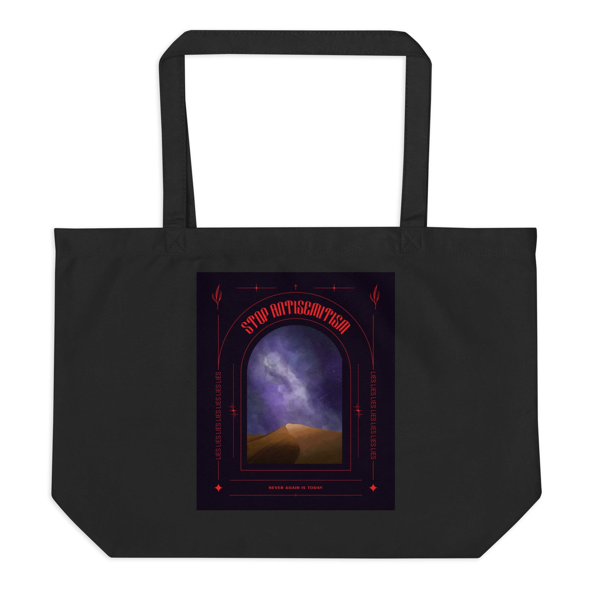 All In For Jews | Large Organic Tote Bag Jouparty