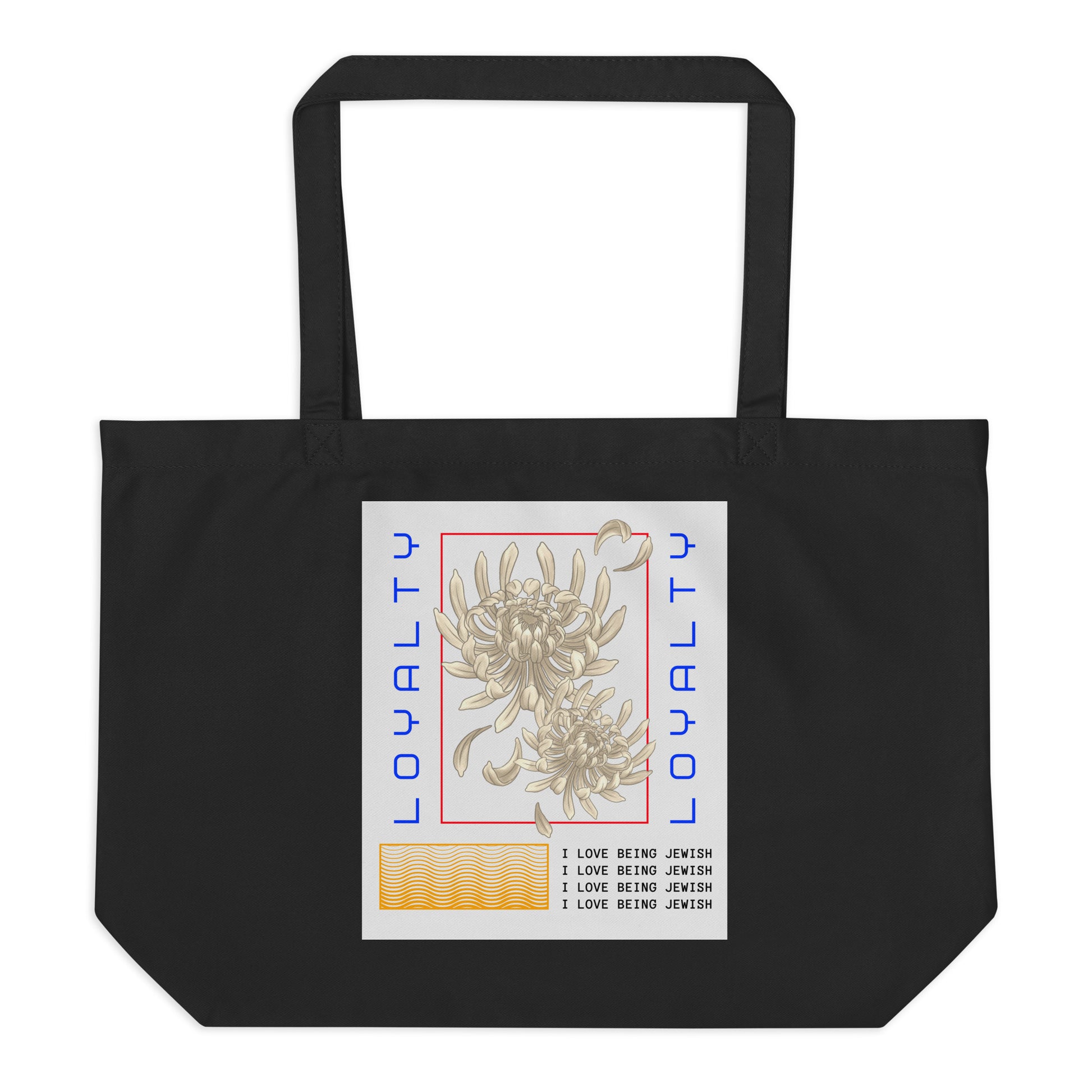 All In For Jews | Large Organic Tote Bag Jouparty