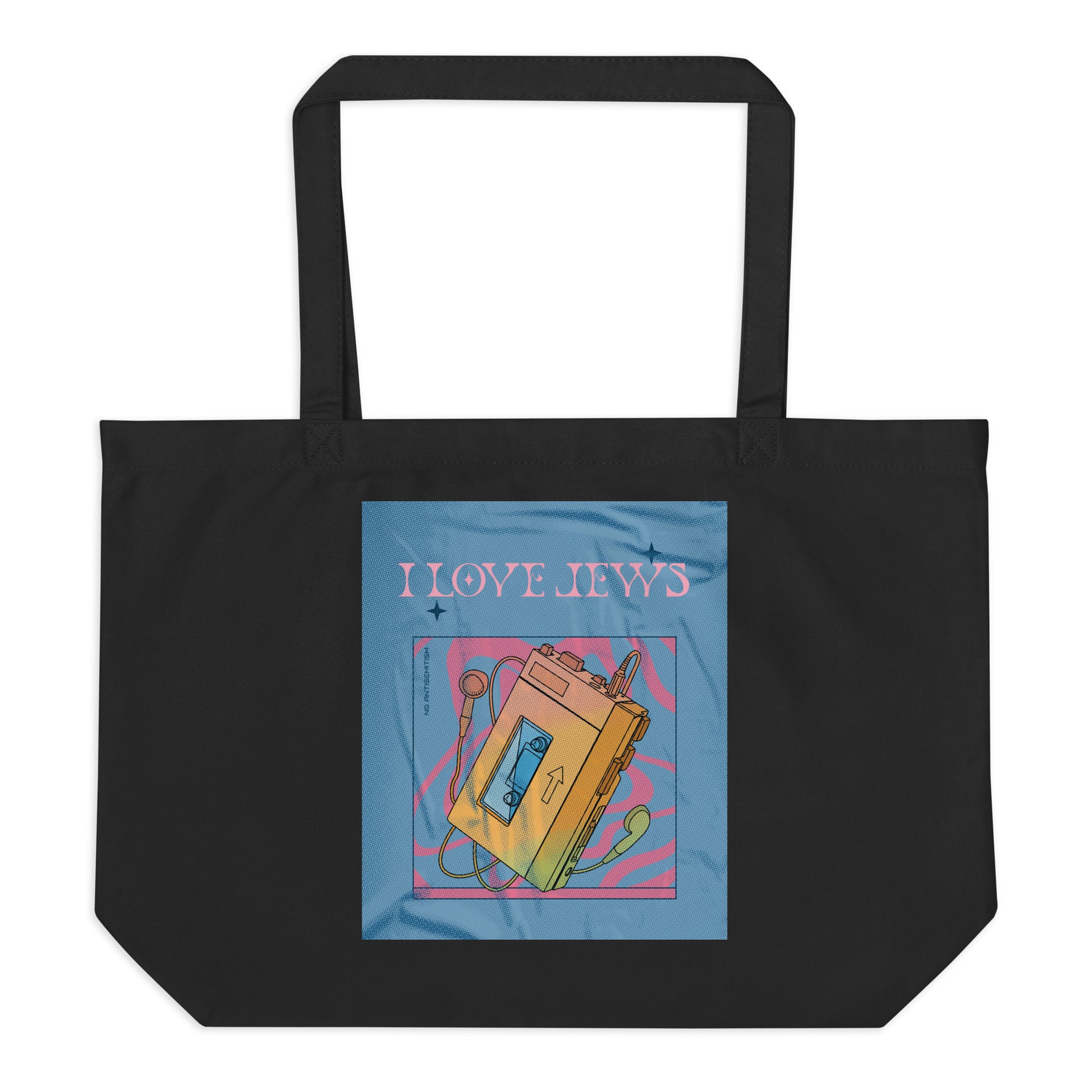 All In For Jews | Large Organic Tote Bag Jouparty