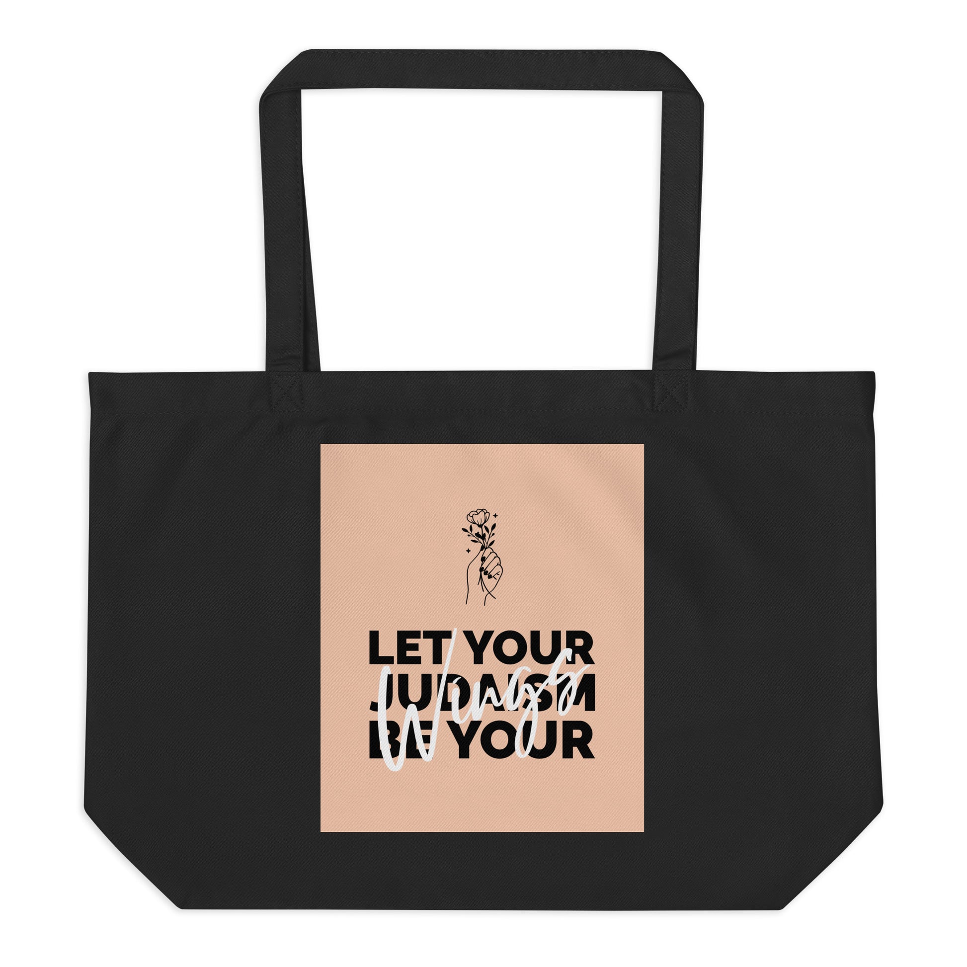 All In For Jews | Large Organic Tote Bag Jouparty