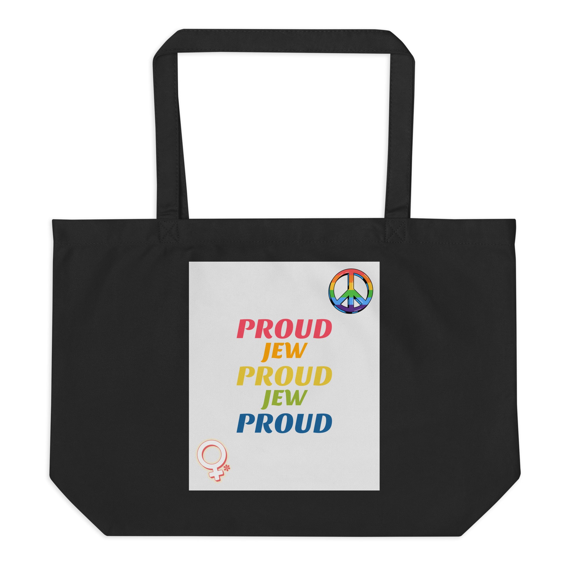 All In For Jews | Large Organic Tote Bag Jouparty
