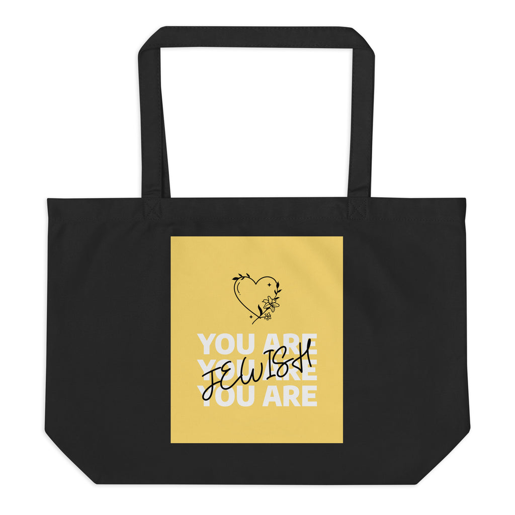 All In For Jews | Large Organic Tote Bag Jouparty
