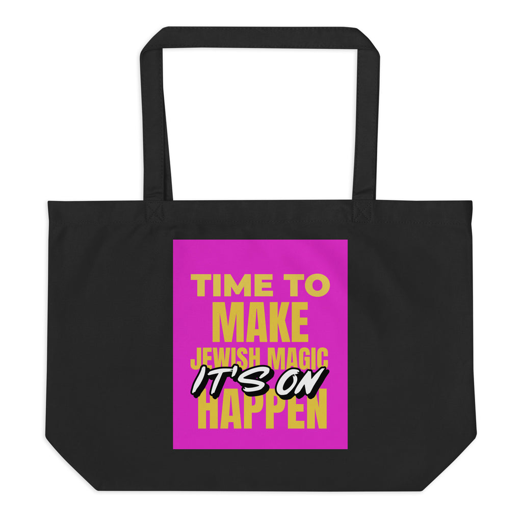 All In For Jews | Large Organic Tote Bag Jouparty