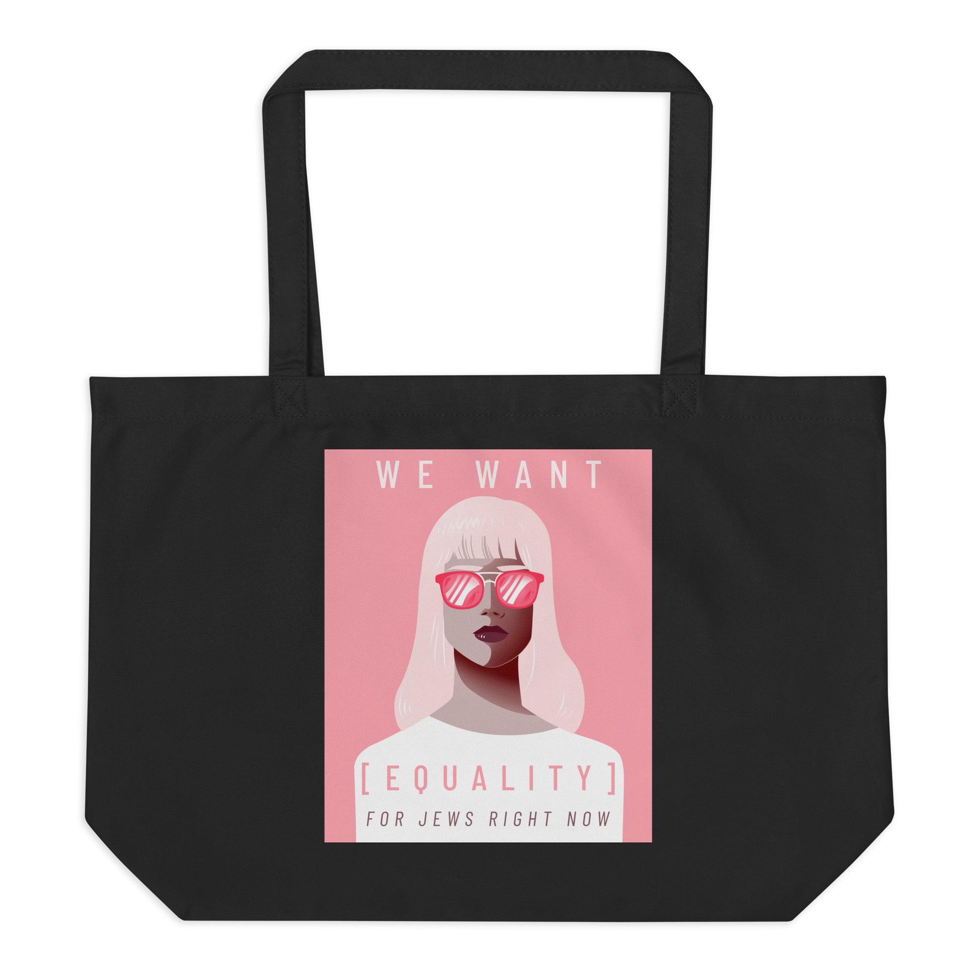 All In For Jews | Large Organic Tote Bag Jouparty