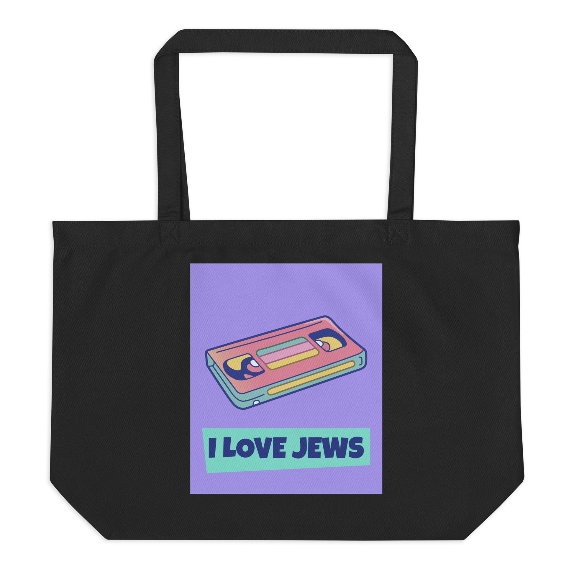 All In For Jews | Large Organic Tote Bag Jouparty