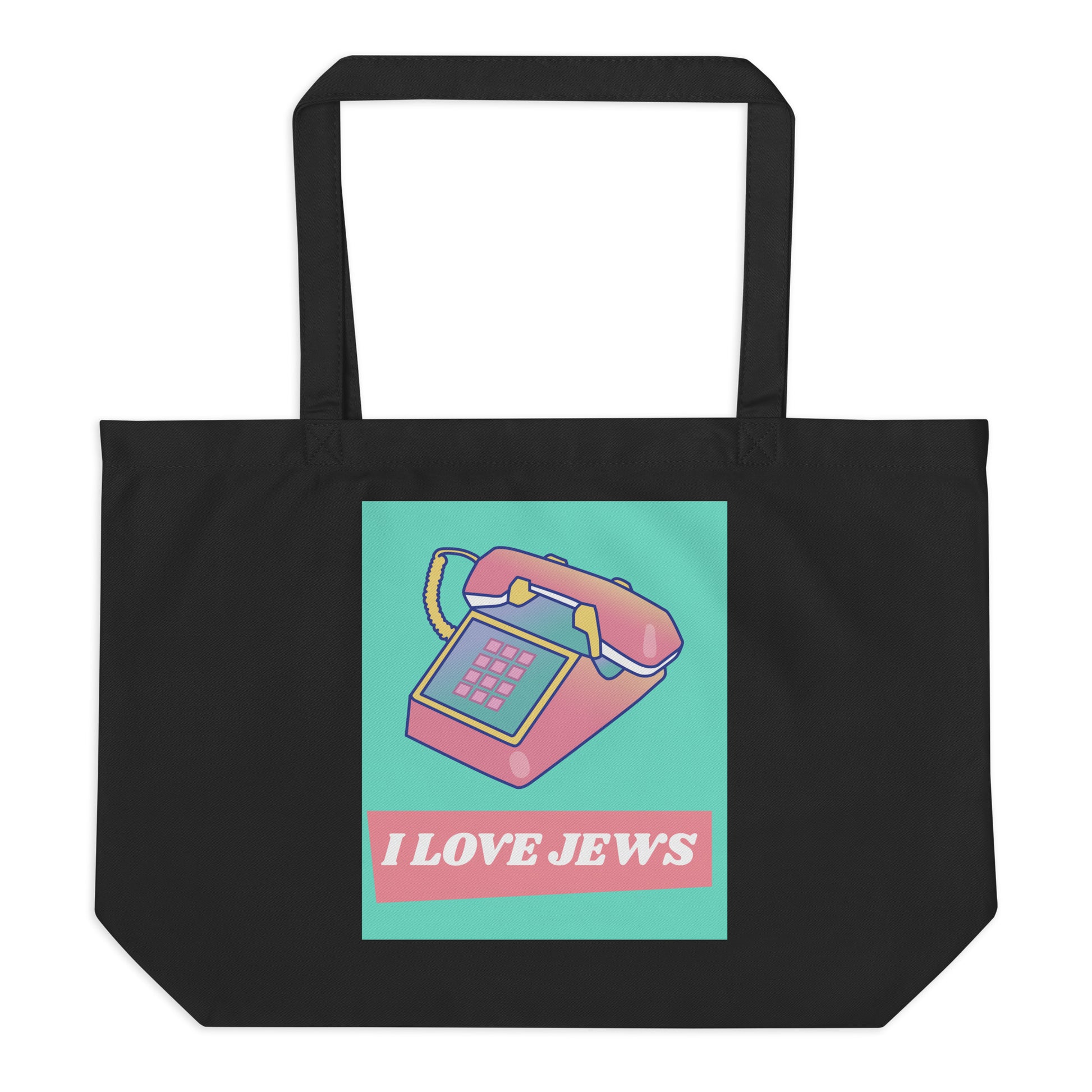 All In For Jews | Large Organic Tote Bag Jouparty