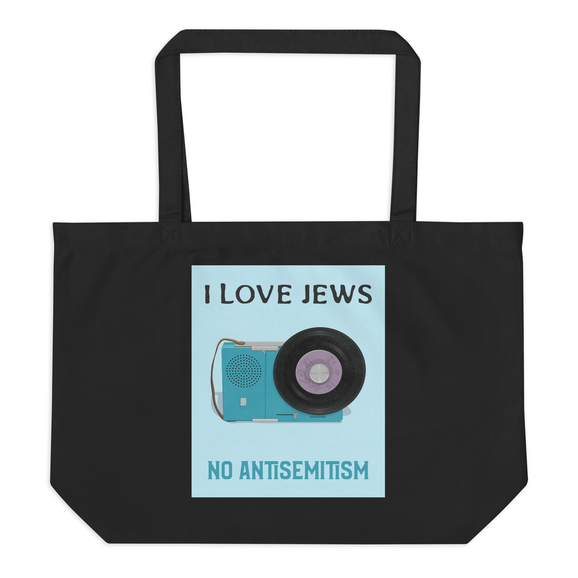 All In For Jews | Large Organic Tote Bag Jouparty