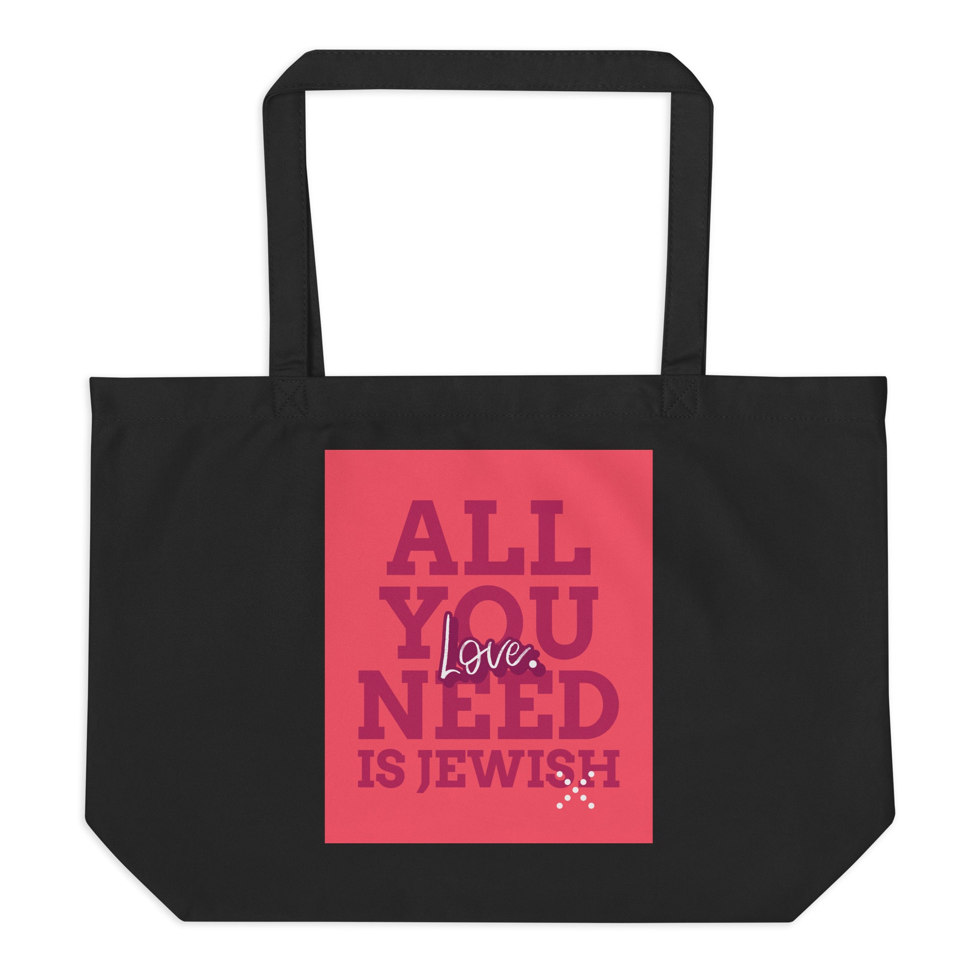 All In For Jews | Large Organic Tote Bag Jouparty
