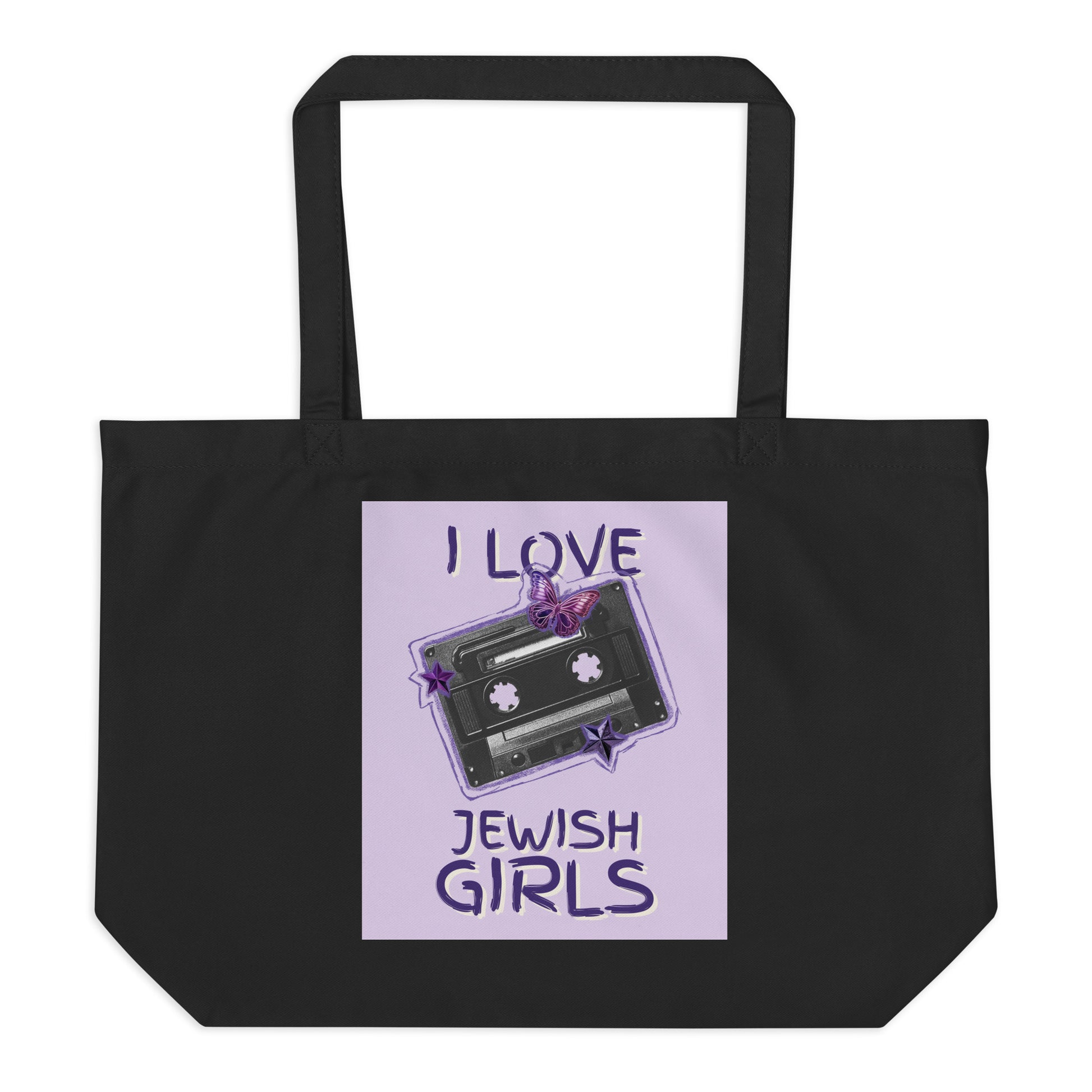 All In For Jews | Large Organic Tote Bag Jouparty