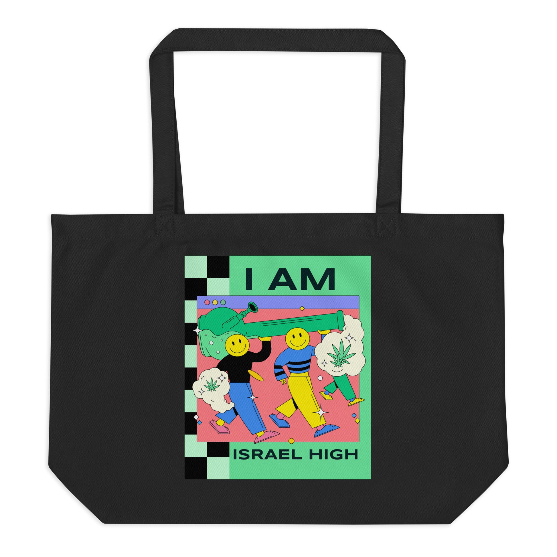 Am Israel High | Large Organic Tote Bag