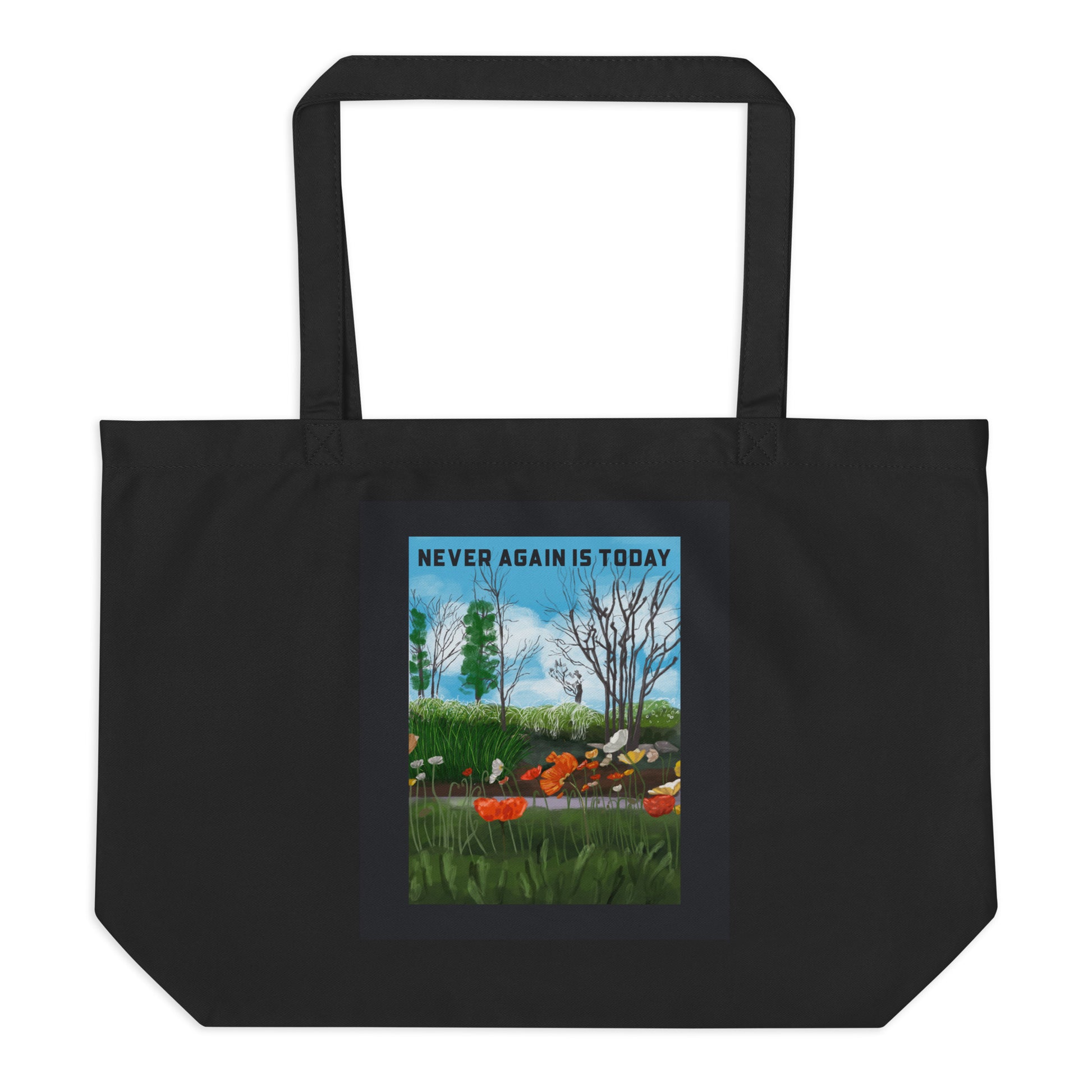 Nature & Sightseeing | Antisemitism | Large Organic Tote Bag