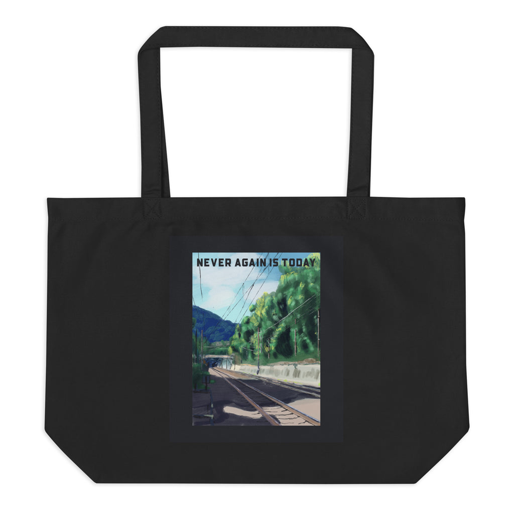 Nature & Sightseeing | Antisemitism | Large Organic Tote Bag Jouparty