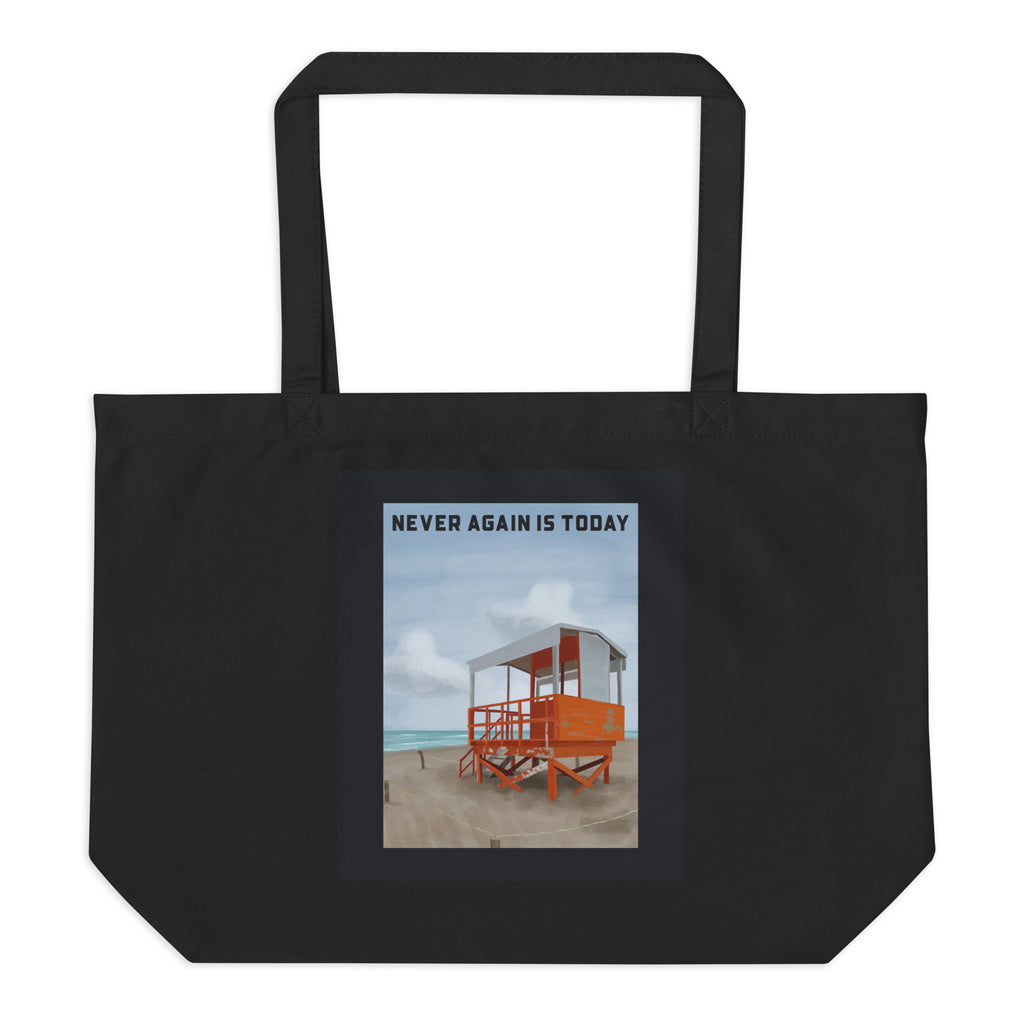 Nature & Sightseeing | Antisemitism | Large Organic Tote Bag Jouparty