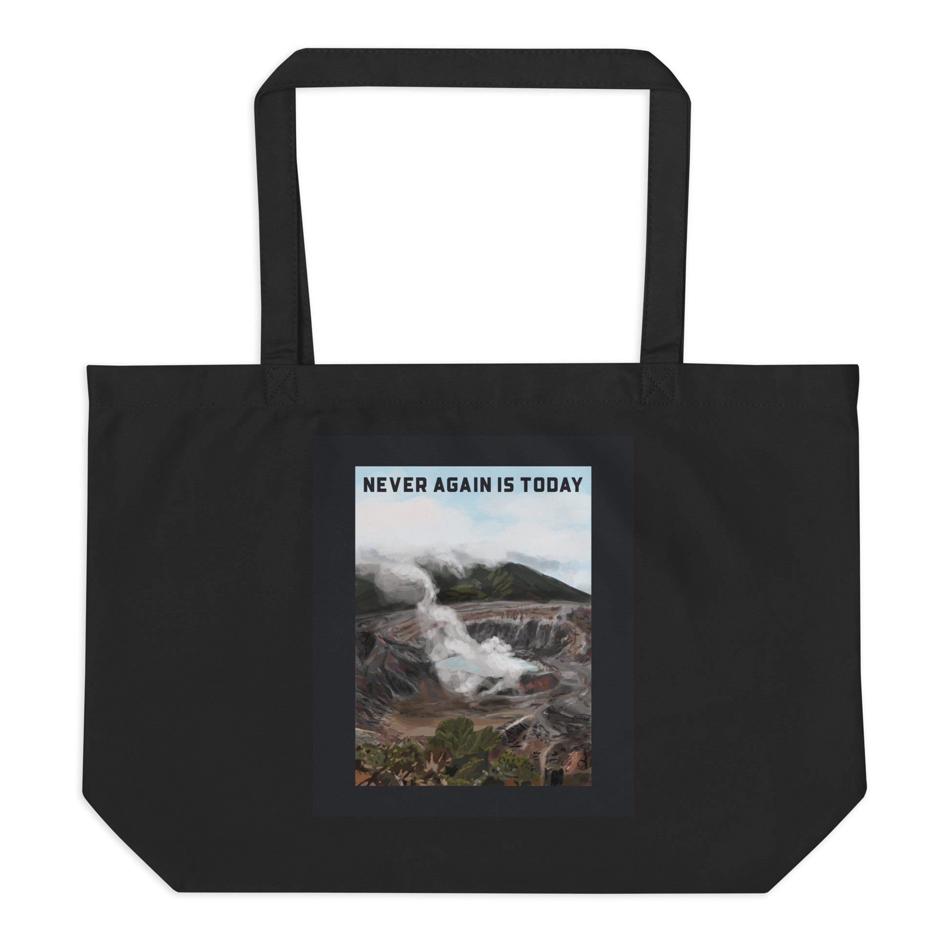 Nature & Sightseeing | Antisemitism | Large Organic Tote Bag