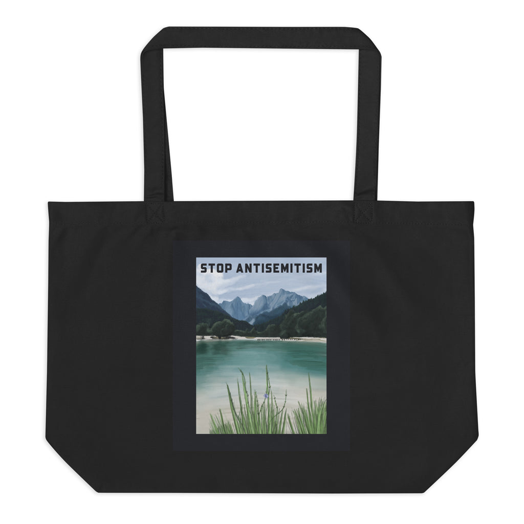 Nature & Sightseeing | Antisemitism | Large Organic Tote Bag Jouparty