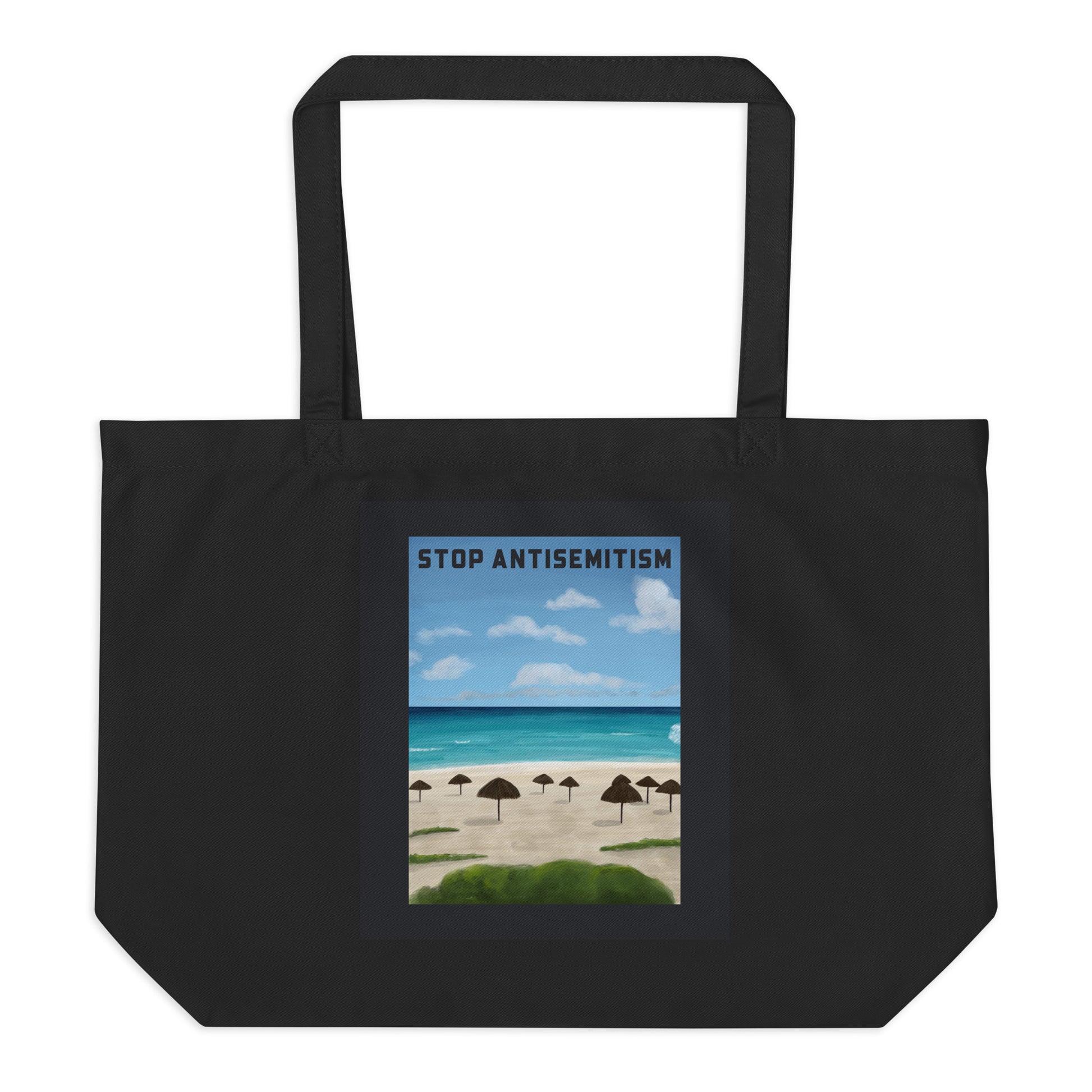 Nature & Sightseeing | Antisemitism | Large Organic Tote Bag