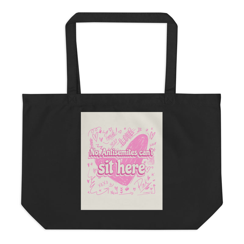 Jewish Pink Era | Large Organic Tote Bag