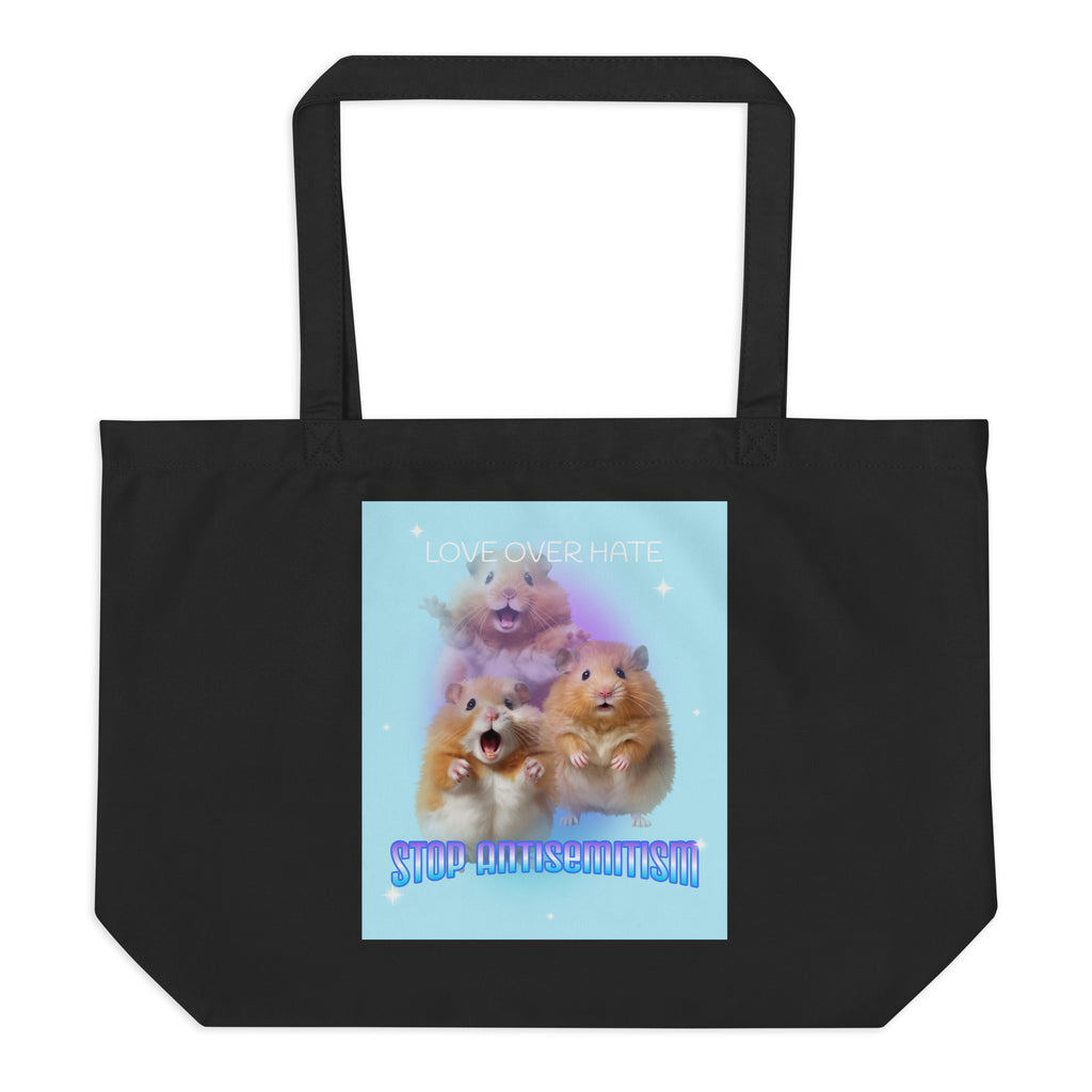 Funny Animals | Antisemitism | Large Organic Tote Bag