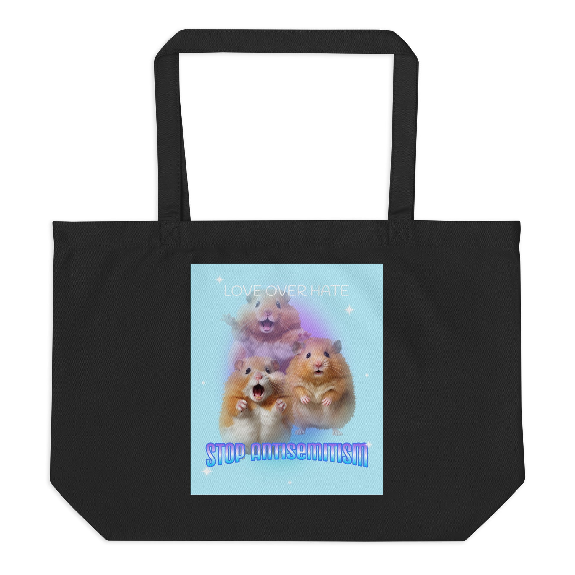 Funny Animals | Antisemitism | Large Organic Tote Bag