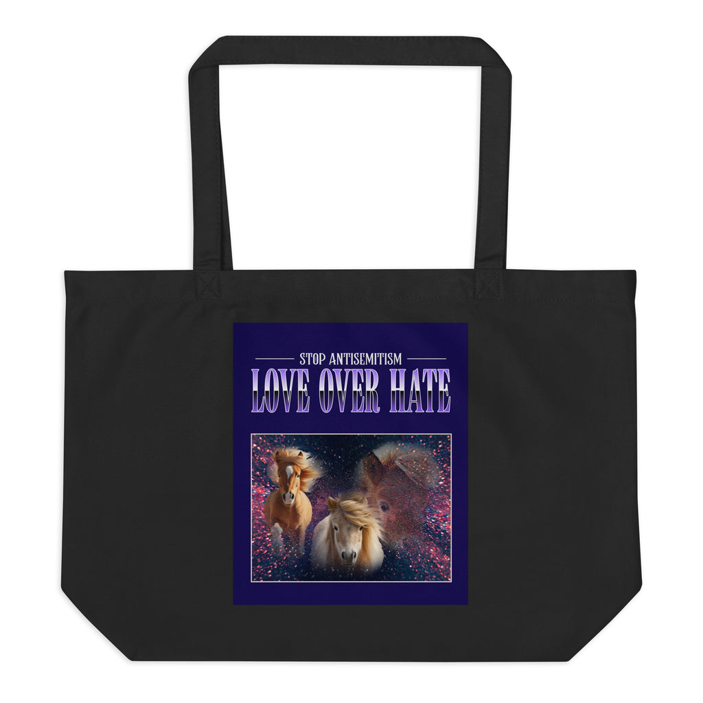 Funny Animals | Antisemitism | Large Organic Tote Bag Jouparty