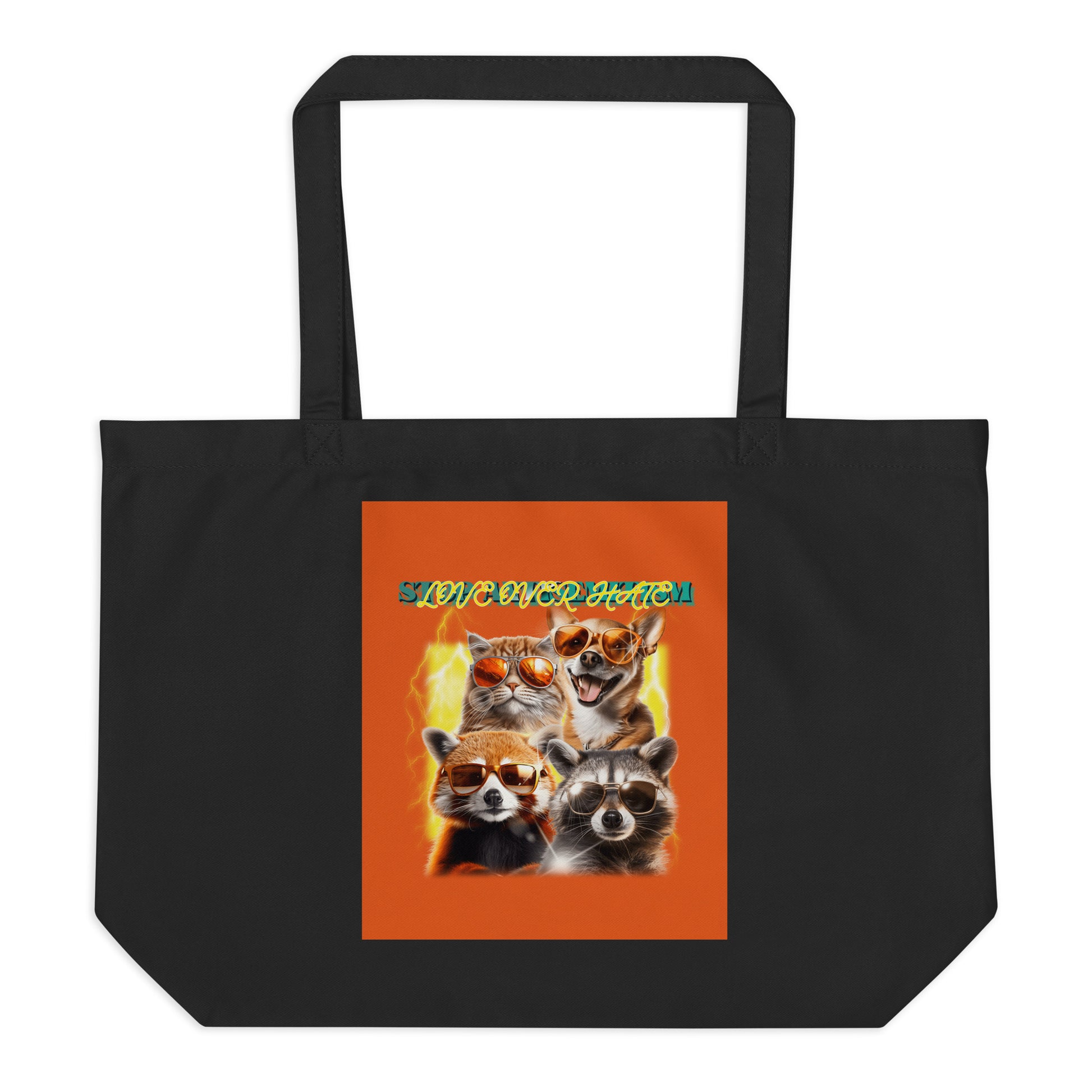 Funny Animals | Antisemitism | Large Organic Tote Bag Jouparty