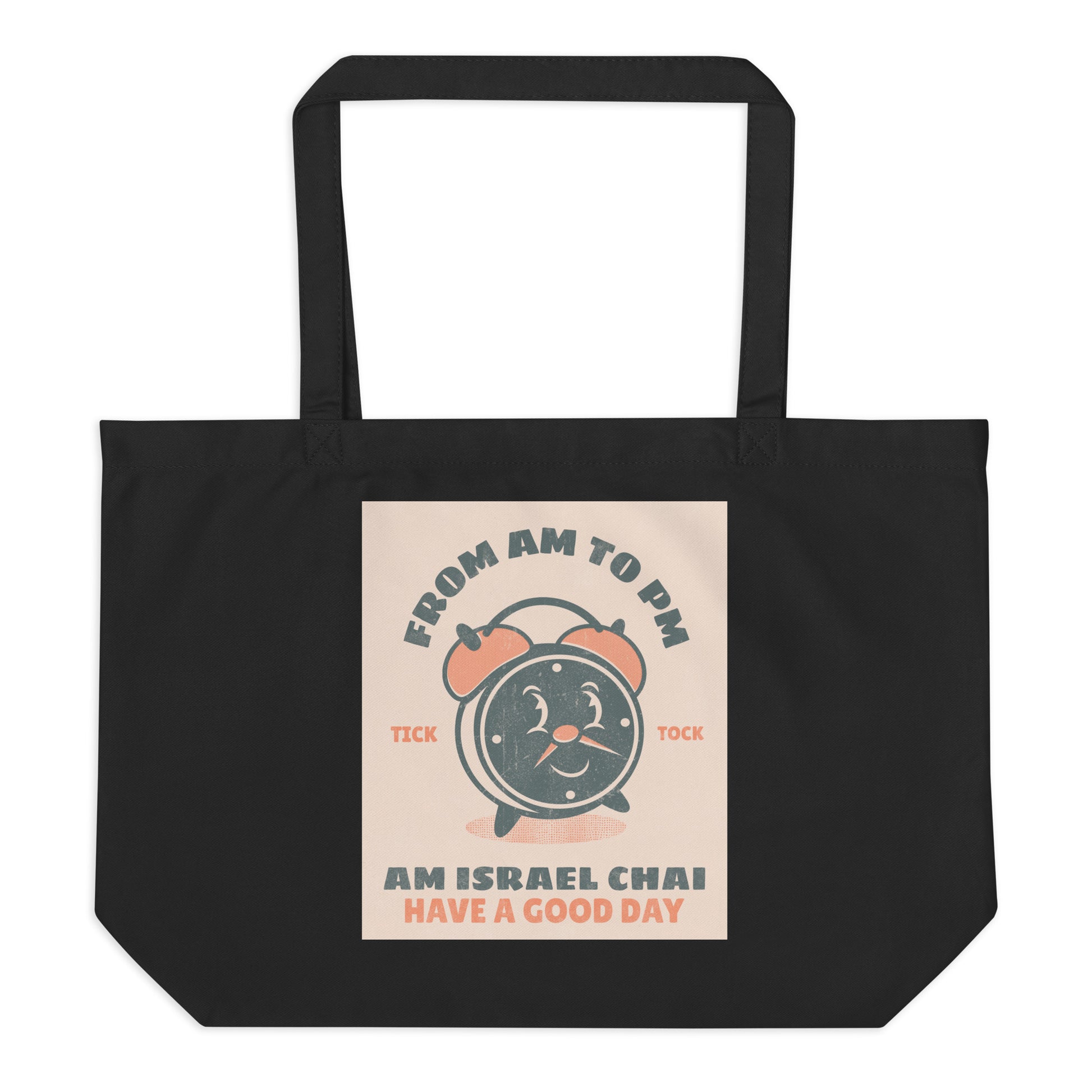 AM To PM | Large Organic Tote Bag Jouparty