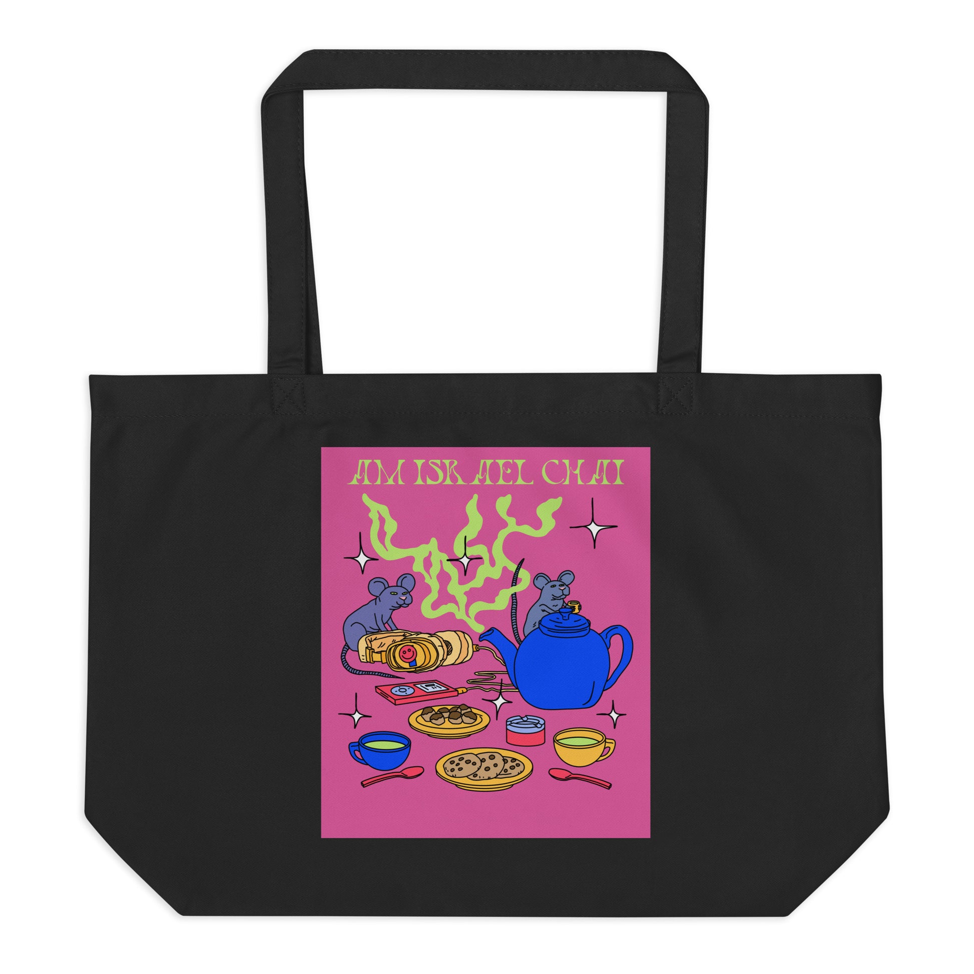 AM To PM | Large Organic Tote Bag Jouparty
