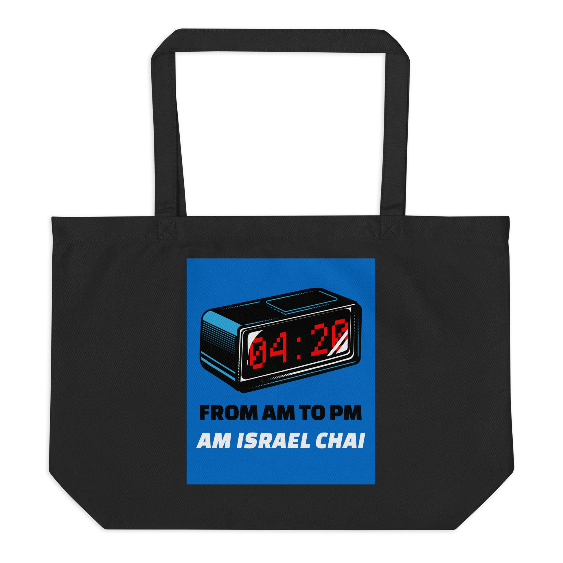 AM To PM | Large Organic Tote Bag Jouparty