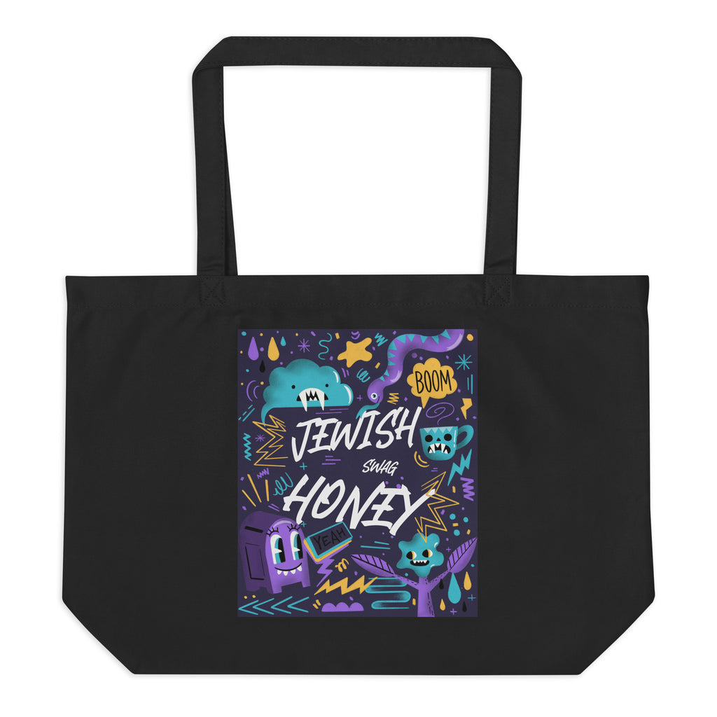 All In For Jews | Large Organic Tote Bag Jouparty