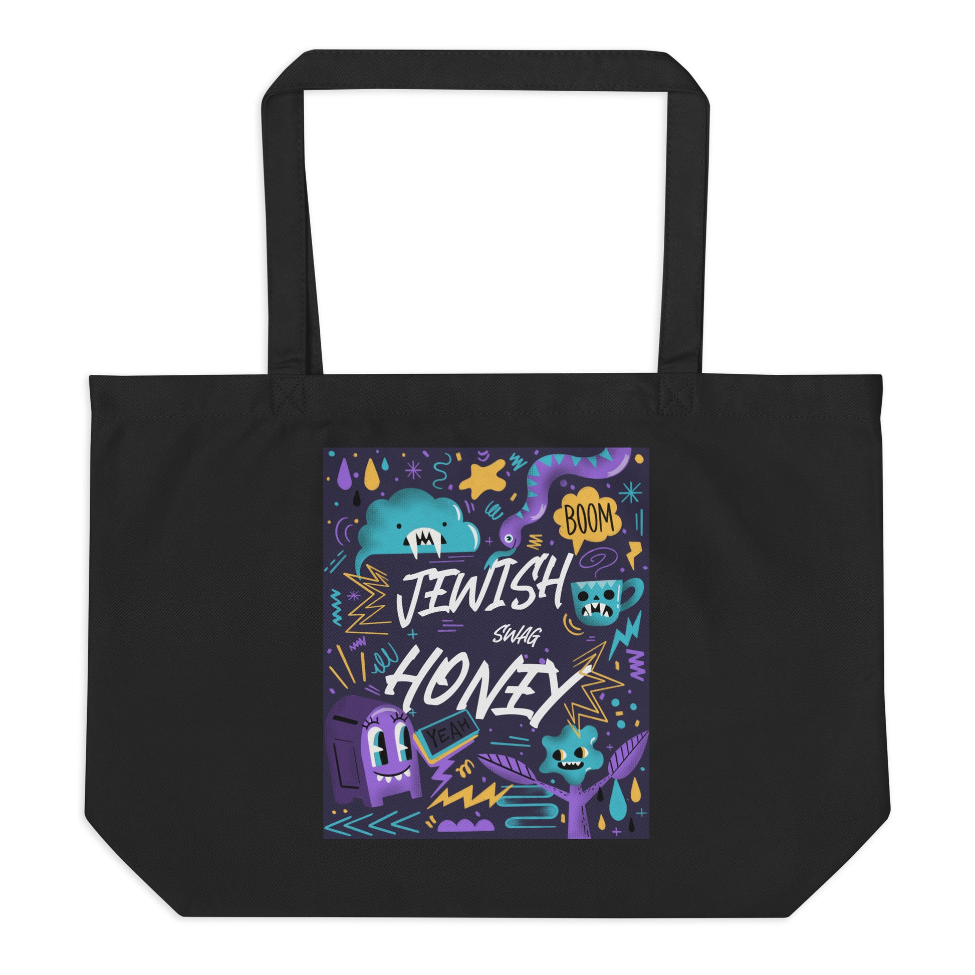 All In For Jews | Large Organic Tote Bag Jouparty
