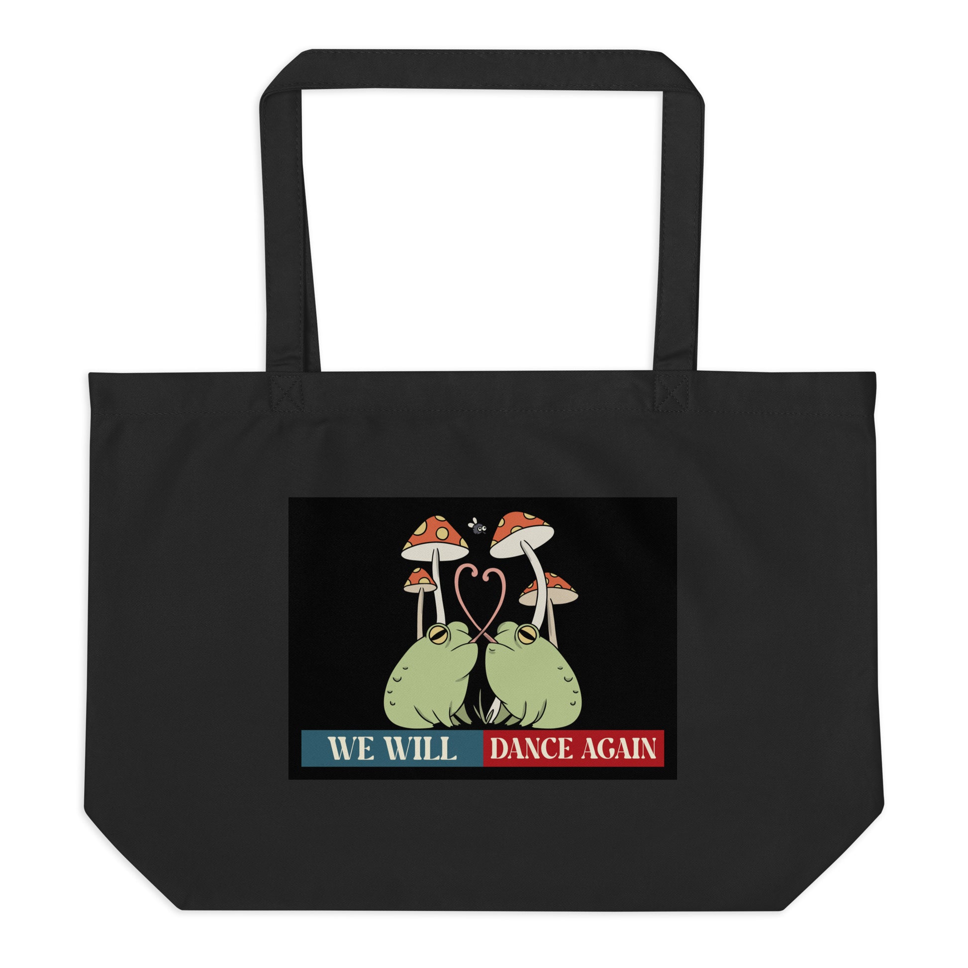 We Will Dance Again | Retro Edition | Large Organic Tote Bag Jouparty