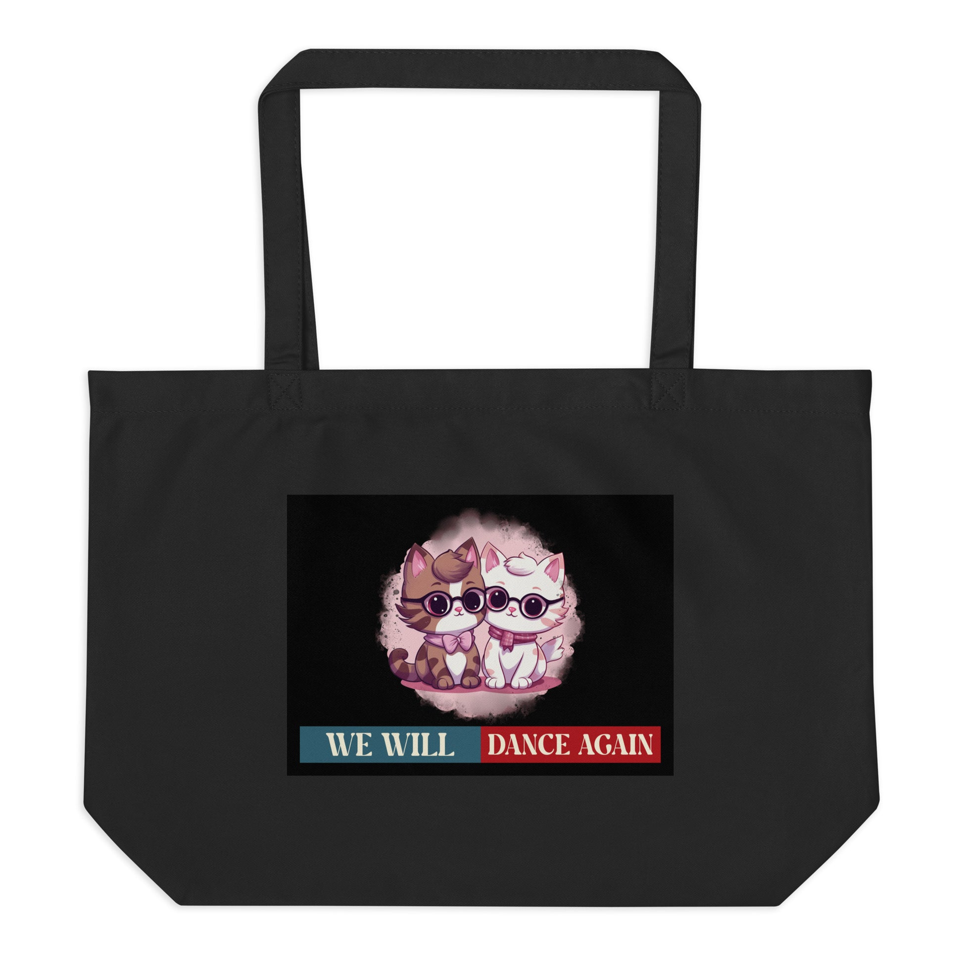 We Will Dance Again | Retro Edition | Large Organic Tote Bag