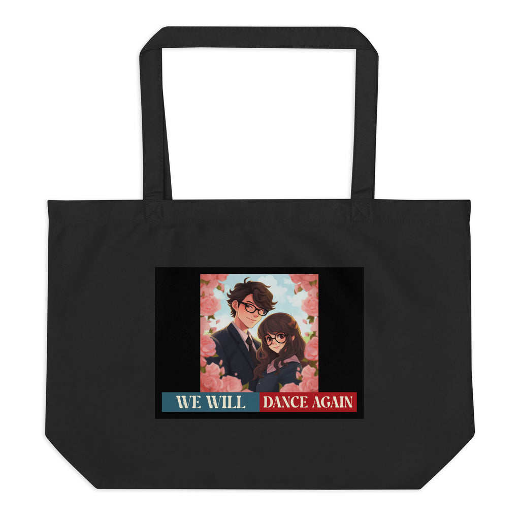 We Will Dance Again | Retro Edition | Large Organic Tote Bag Jouparty