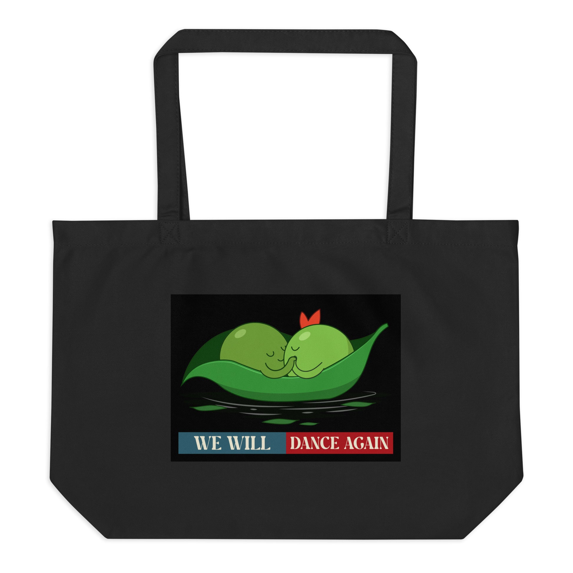 We Will Dance Again | Retro Edition | Large Organic Tote Bag Jouparty