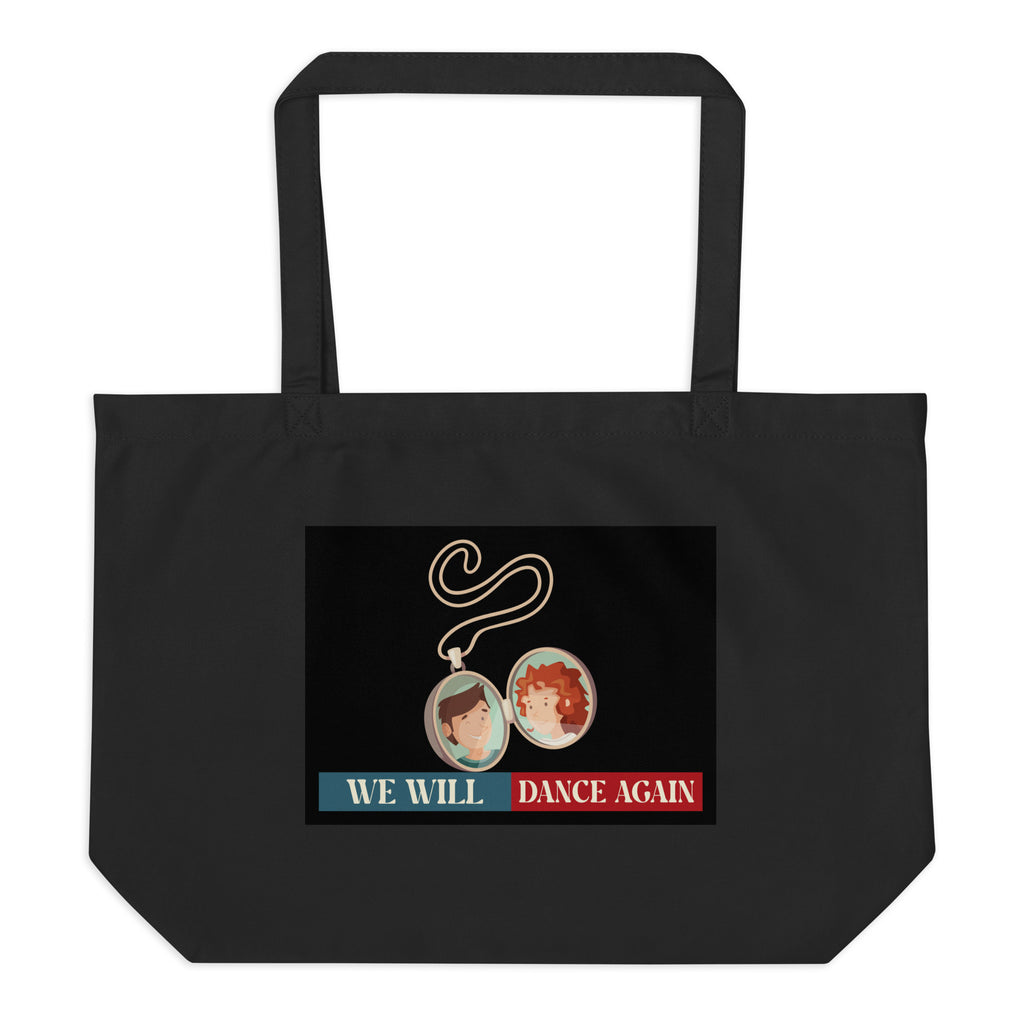 We Will Dance Again | Retro Edition | Large Organic Tote Bag Jouparty