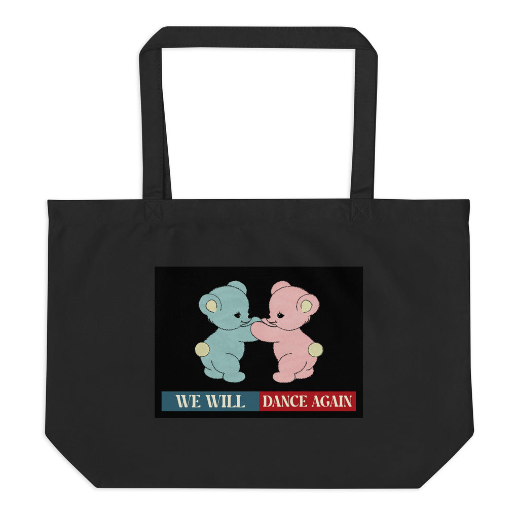 We Will Dance Again | Retro Edition | Large Organic Tote Bag Jouparty