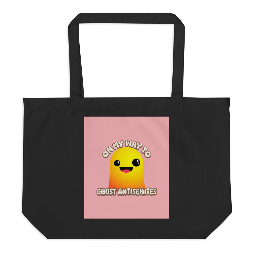 Ghost Antisemites | Large Organic Tote Bag Jouparty