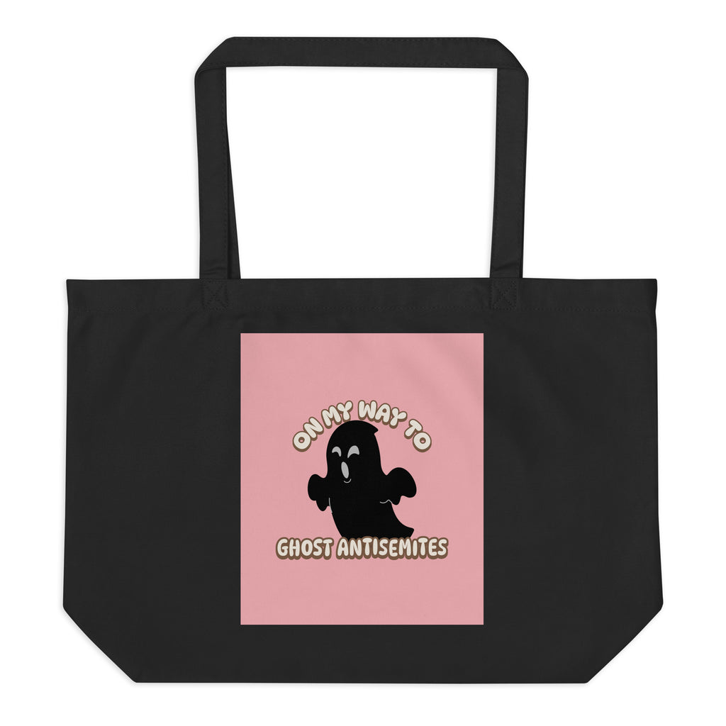 Ghost Antisemites | Large Organic Tote Bag Jouparty