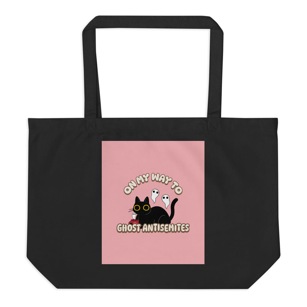 Ghost Antisemites | Large Organic Tote Bag Jouparty