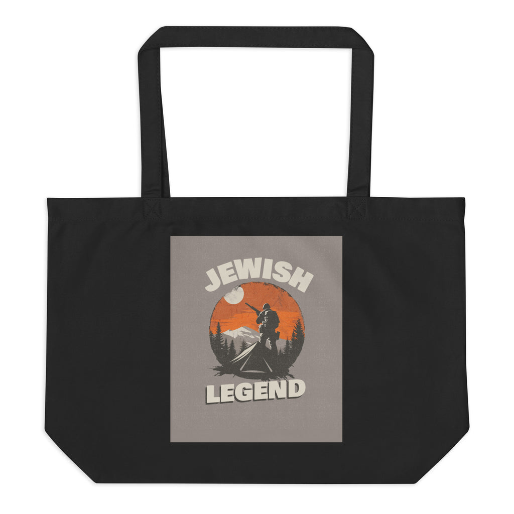 Jewish Legend | Large Organic Tote Bag