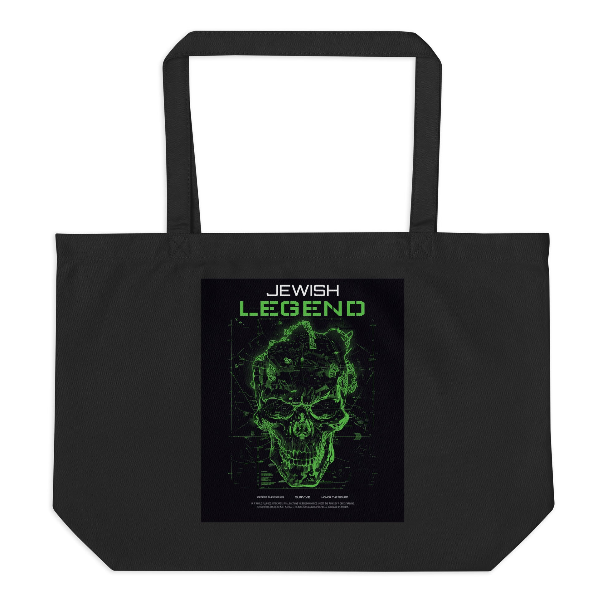 Jewish Legend | Large Organic Tote Bag