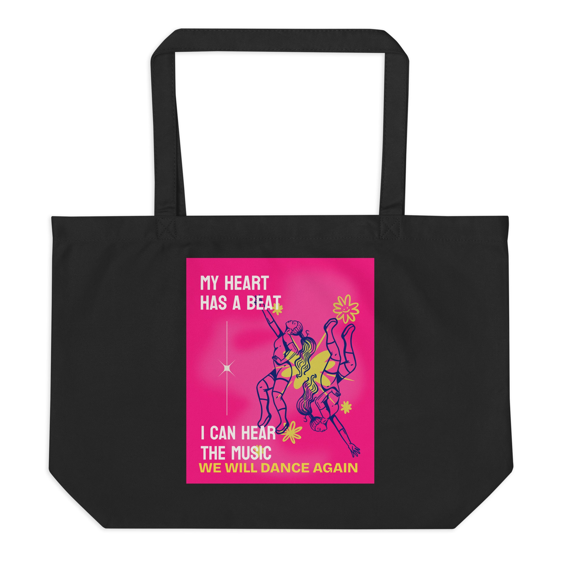 We will Dance Again Party | Large Organic Tote Bag
