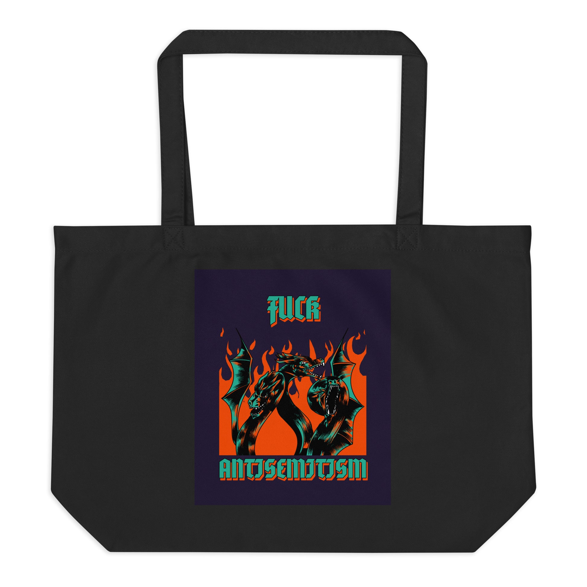 Battle Antisemitism | Large Organic Tote Bag