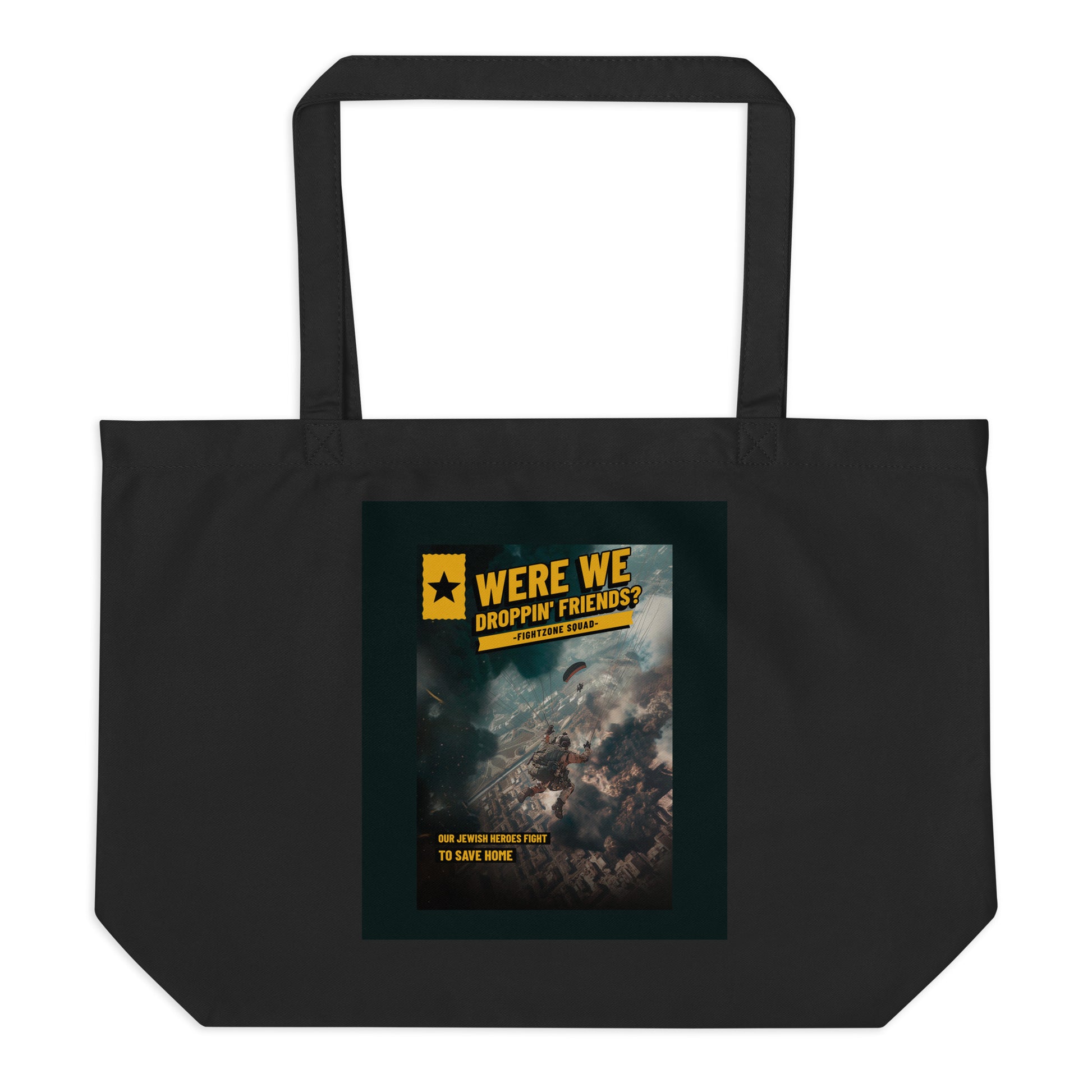 Battle Antisemitism | Large Organic Tote Bag