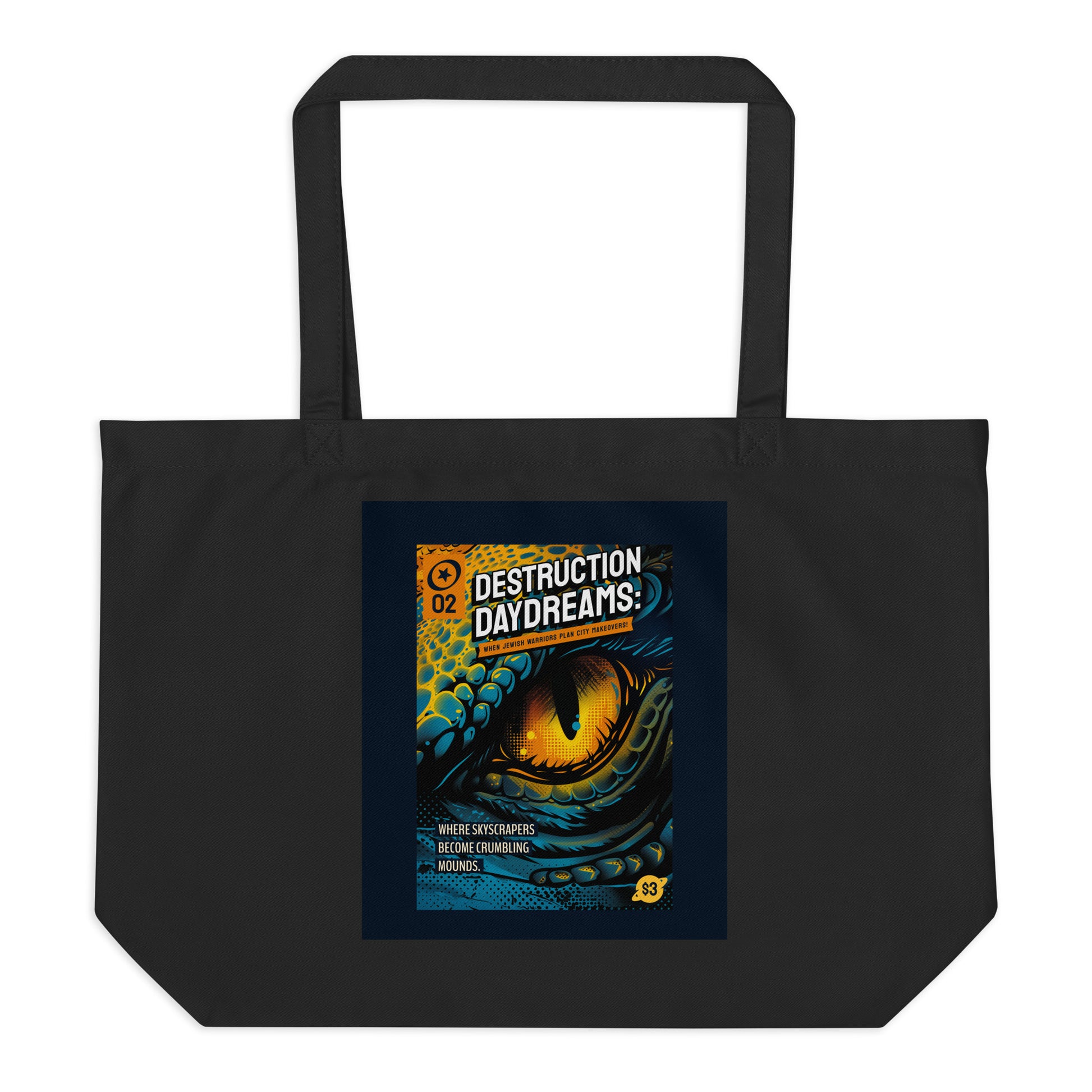 Battle Antisemitism | Large Organic Tote Bag